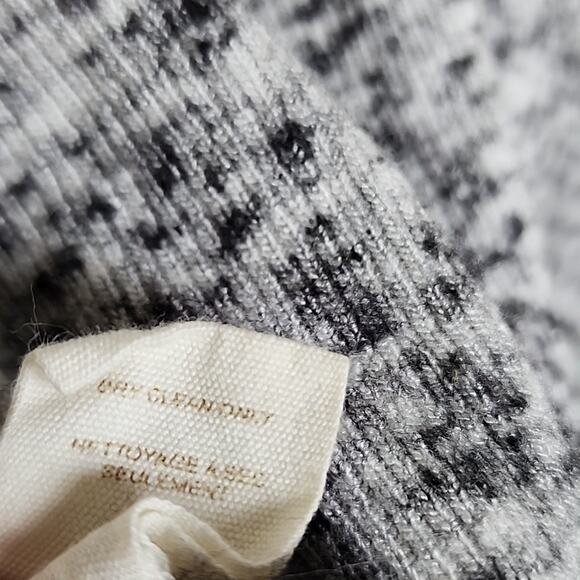 Free People Small Grey Freckles Henley - Picture 8 of 9